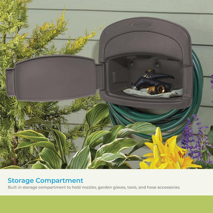 Suncast DHH150ST Deluxe Hangout - percha de ropa de manguera para colgar, color gris piedra, 1 unidad (paquete de 1)