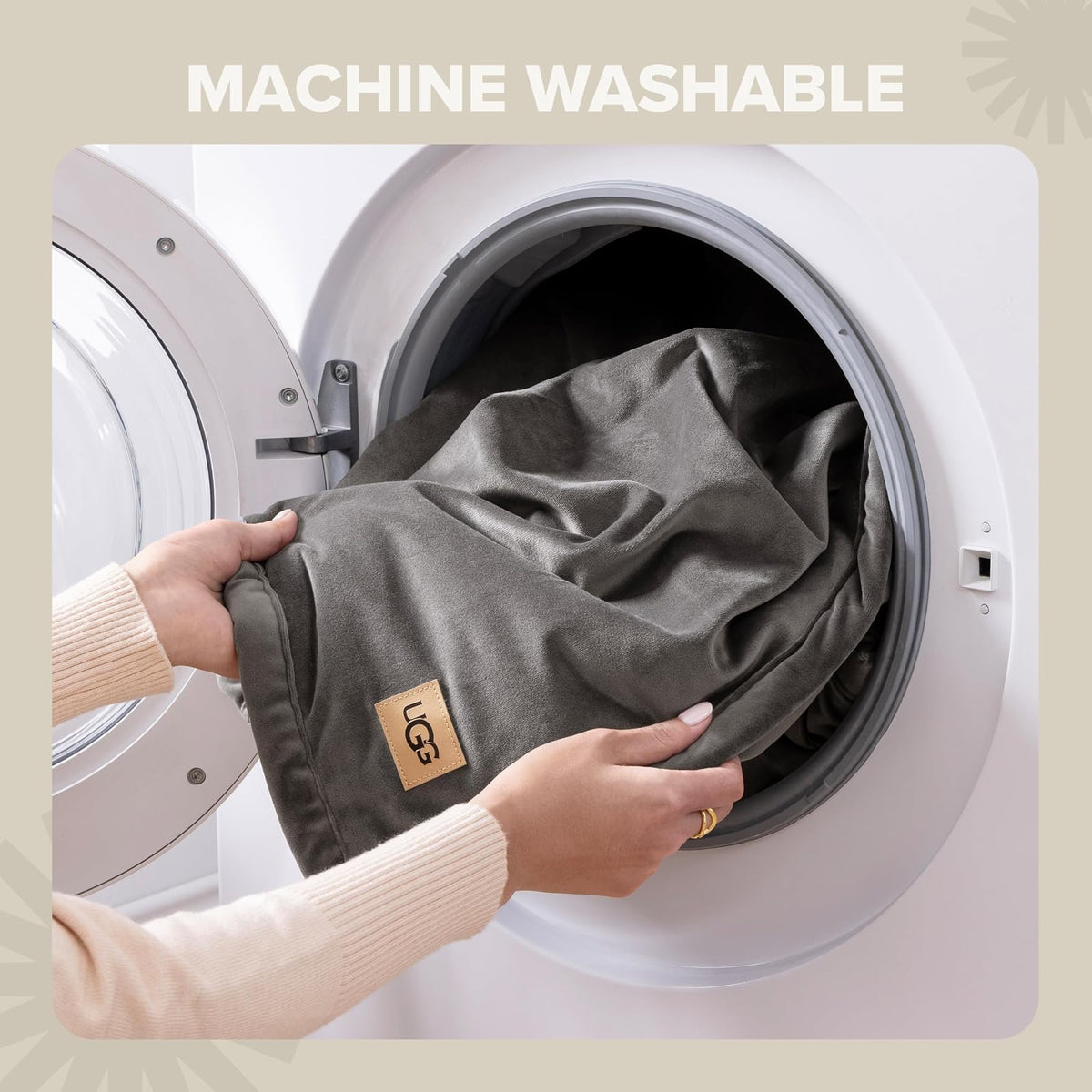 UGG Bliss - Manta de Felpa de Forro Polar Suave y esponjosa para Cama o sofá, de Gran tamaño, cálida, Reversible, Lavable a máquina, Peso Medio, decoración del hogar, Manta de Regalo, 50 x 70