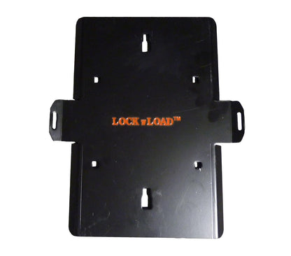 Lock N Load (BK100 - Calza de Rueda de Motocicleta de Lujo Naranja/Negro