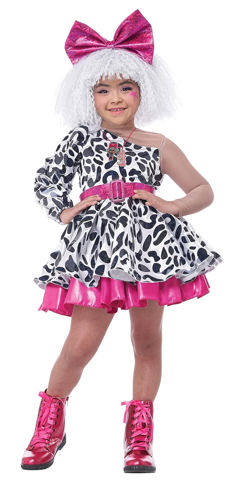 California Costumes L.O.L Surprise! Diva, disfraz infantil, pequeño, blanco/negro/rosa (3022-102)