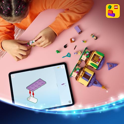 LEGO | Disney Princess Pequeña Torre de Rapunzel – Juguete de Construcción – Set Creativo con Rapunzel, Flynn y Pascal – Regalo Disney para Niñas y Niños de 5 Años o Más – 43294