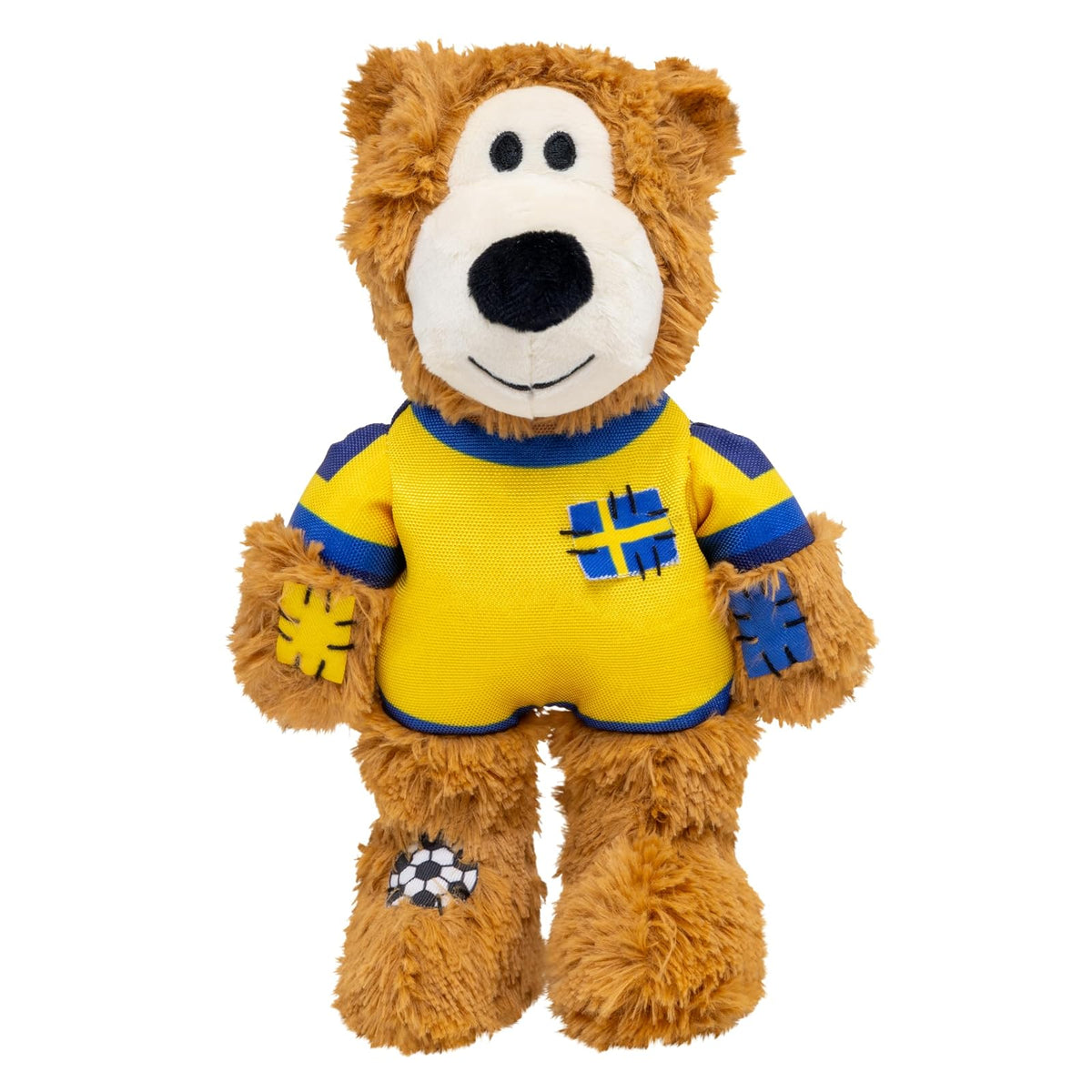 Kong Wild Knots Bear Juguete de Peluche para Perro con Playera de Selección - Suecia