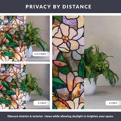 Artscape 01-0113- Magnolia Window Film, 24" x 36"