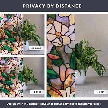 Artscape 01-0113- Magnolia Window Film, 24" x 36"
