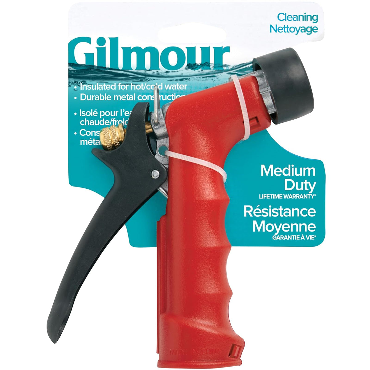 Gilmour 805722-1001 569249 Insulated Grip Nozzle, Red