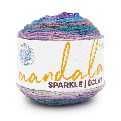 Lion Brand - Hilo de mandala variado colorido para tejer y ganchillo, Pyxis, 1 paquete