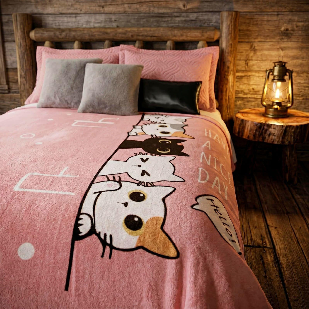 Colchas Concord Cobertor Ultrasuave, Color Rosa, 100% Poliéster, Tamaño Matrimonial, Individual, Manta Cálida y Suave para Cama, Ideal para Invierno, Cobija Cálida de Alta Densidad, 1 Pieza