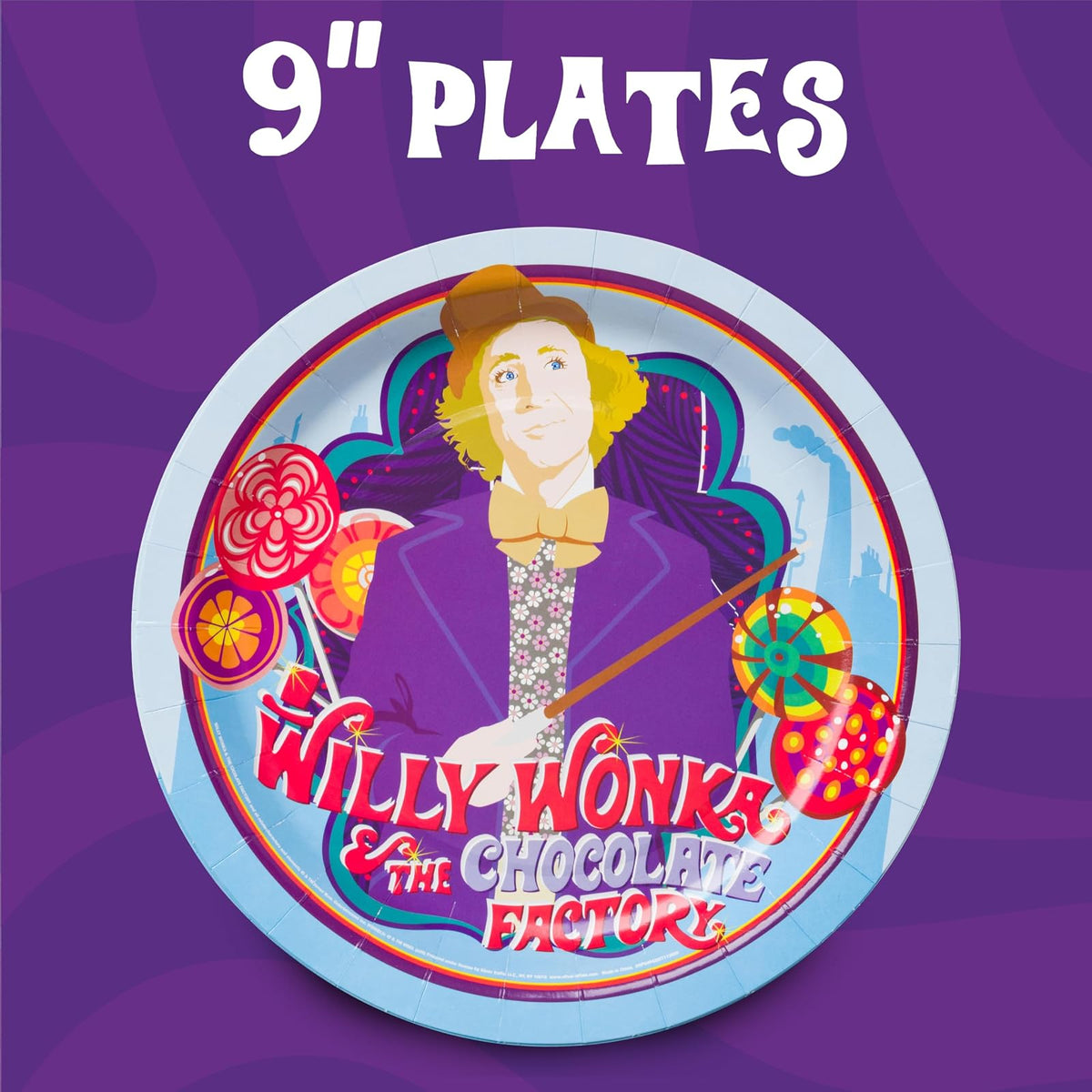 Silver Buffalo dorado Ticket Willy Wonka and the Chocolate Factory - Juego de 60 unidades