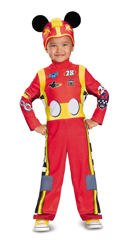 Disguise Mickey Roadster Classic Toddler Costume, Multicolor, Grande (4-6)