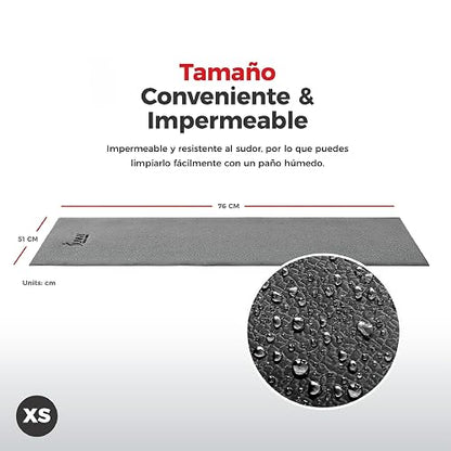 Sunny Health & Fitness Tapetes para Equipamiento y Piso, 4 Tallas | Antideslizante, Protege Pisos y Equipos, Absorbe Vibración, Anti-Sudor, Espuma Alta Densidad, Diversos Tamaños