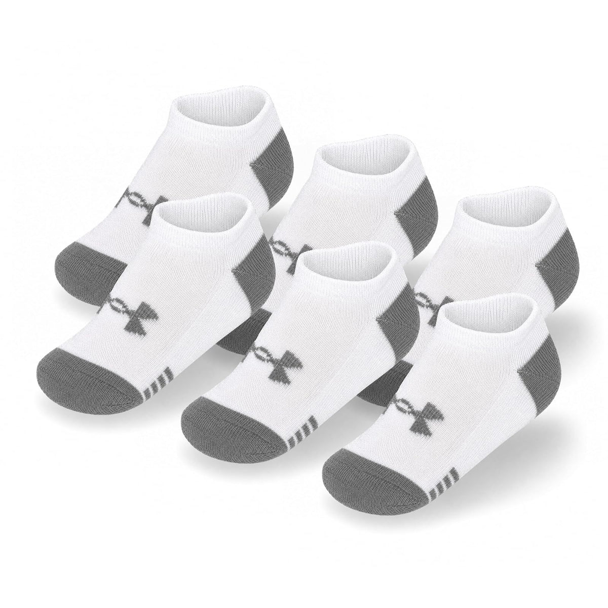 Under Armour Calcetines Estampados para Niño - 4-6 Años - Blanco - Negro