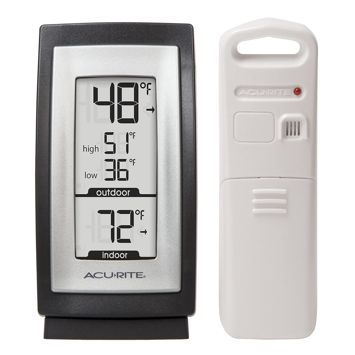 AcuRite 00831 A2 termómetro Digital con indicador de Temperatura Interior/Exterior