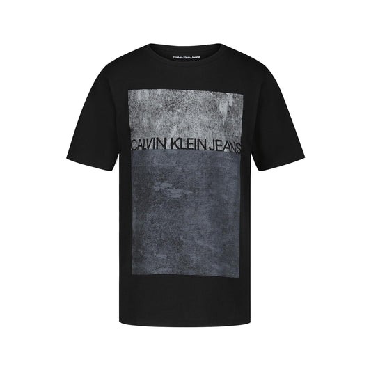 Calvin Klein Stipple Playera de Cuello Redondo Camiseta para Niños