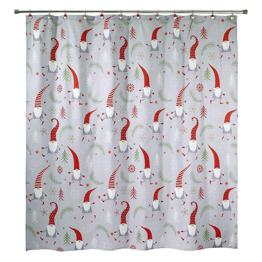 Avanti Linens GNOME Walk Holiday Collection - Cortina de Ducha, Multicolor