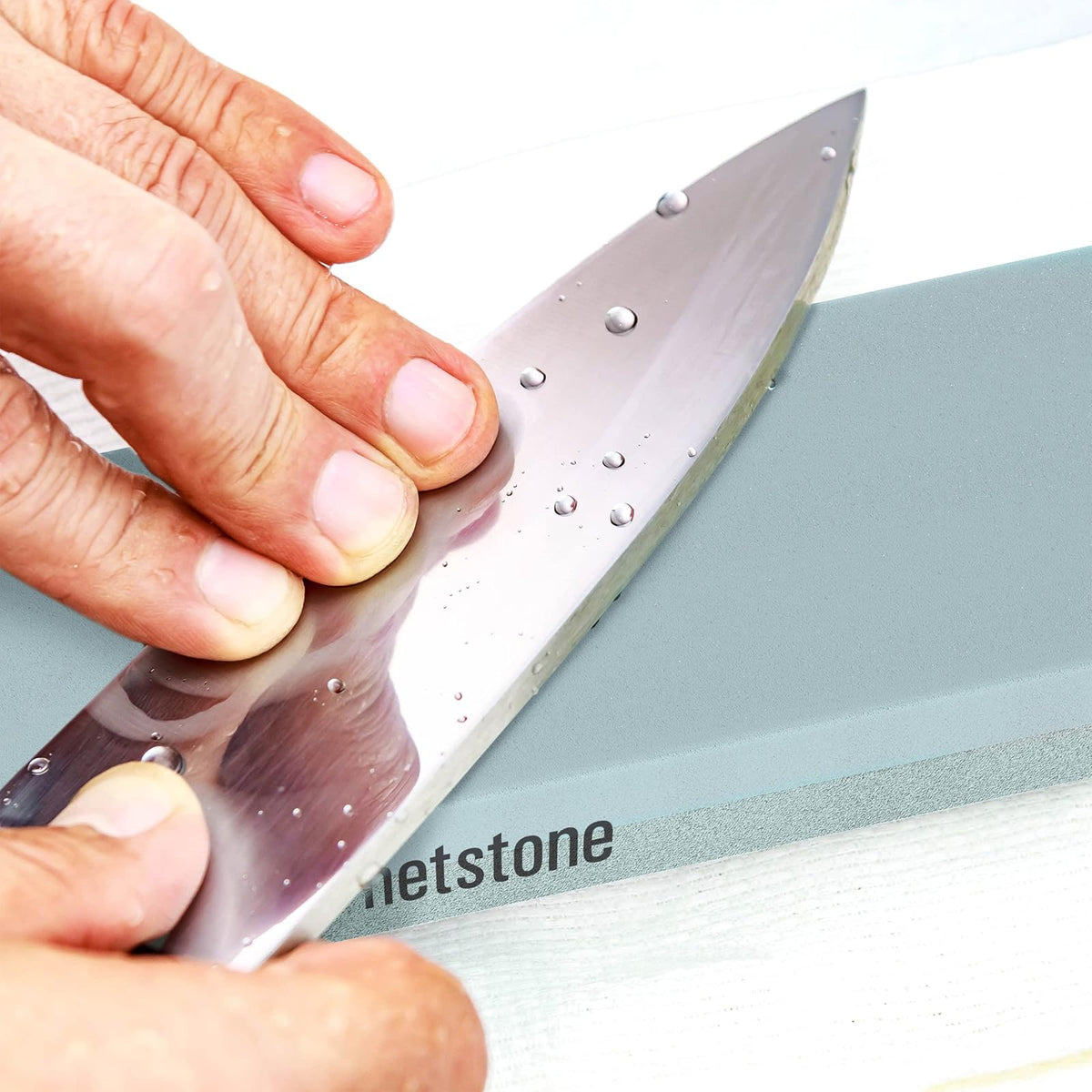 Whetstone Cutlery 20-10960 Knife Sharpening Stone-Dual Sided 400/1000 Grit Water Stone Sharpener and Polishing Tool