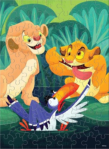 Ceaco - Disney - El Rey León - Hacer Caras - Brillan en la Oscuridad - Rompecabezas de 100 Piezas