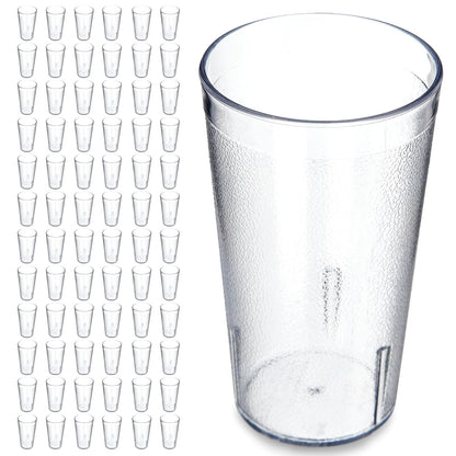 Carlisle - Vaso apilable SAN, 354.8 ml (estuche de 24), Transparente, 355 ml