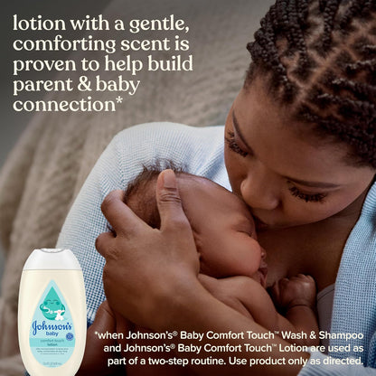 JOHNSON'S BABY Loción facial y Corporal Comfort Touch 400 ml - Hidratación Suave y Sin Parabenos