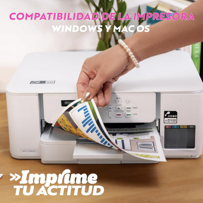 Brother Multifuncional InkBenefit Tank DCP-T536DW, Inyección de Tinta,Wi-Fi | Tecnología InkBenefit Tank, Impresión Dúplex, Conectividad Wi-Fi, Impresión en Negro y Color, Inyección de Tinta, 3 en 1