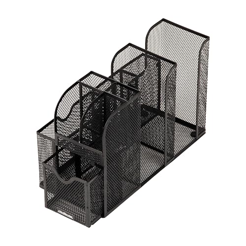 Mind Reader - Organizador de condimentos para café, Malla Negra, 1, 1