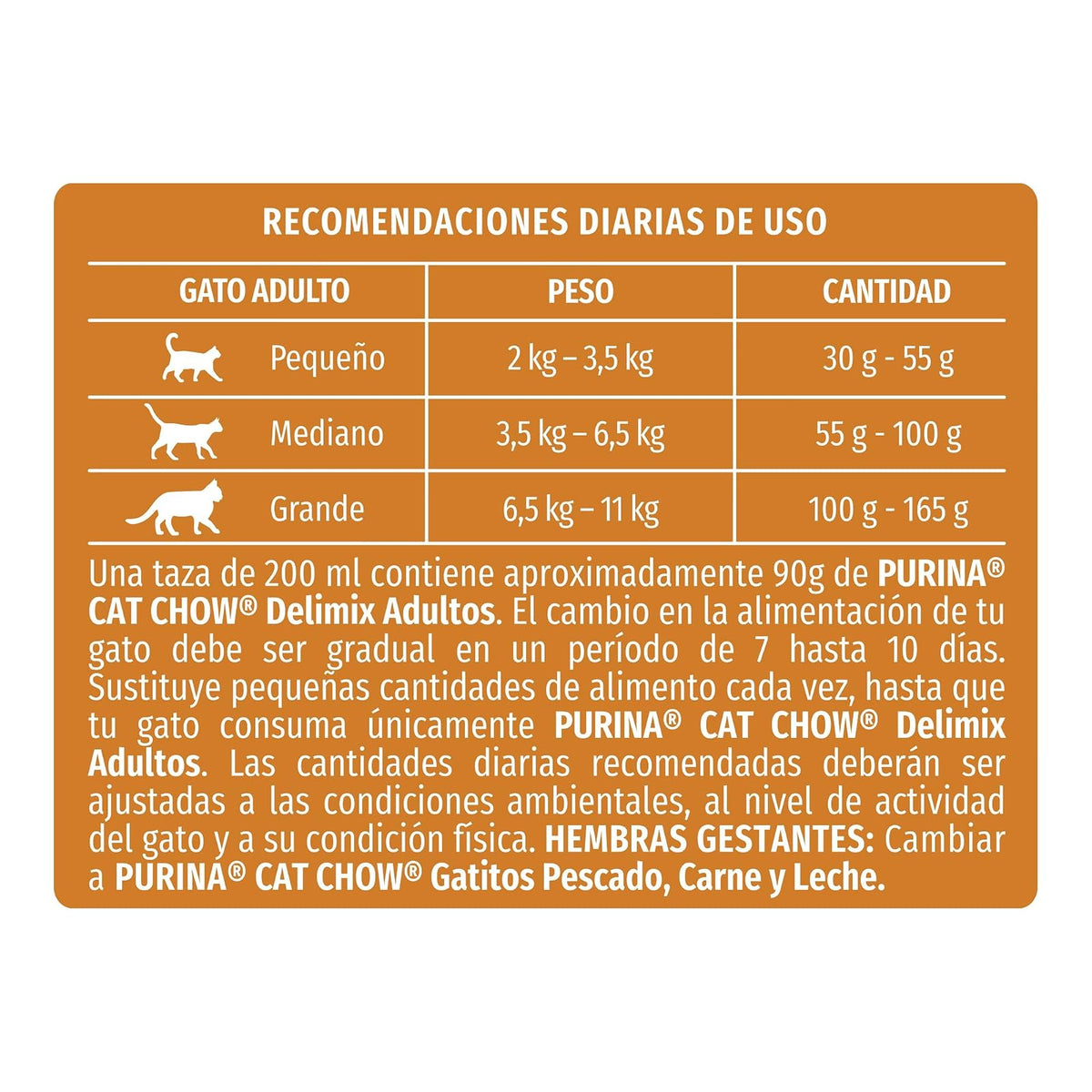 Purina Cat Chow Adulto Delimix Todos los Tamaños Sabor Salmón, Carne y Pollo 15Kg