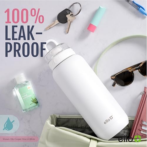 Ello Cooper Botella de agua de acero inoxidable aislada al vacío