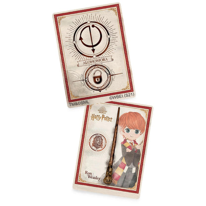 Wizarding World, auténtica Varita de Ron Weasley de 30.5 cm con Tarjeta de hechizos Coleccionable, Juguetes para niños a Partir de 6 años