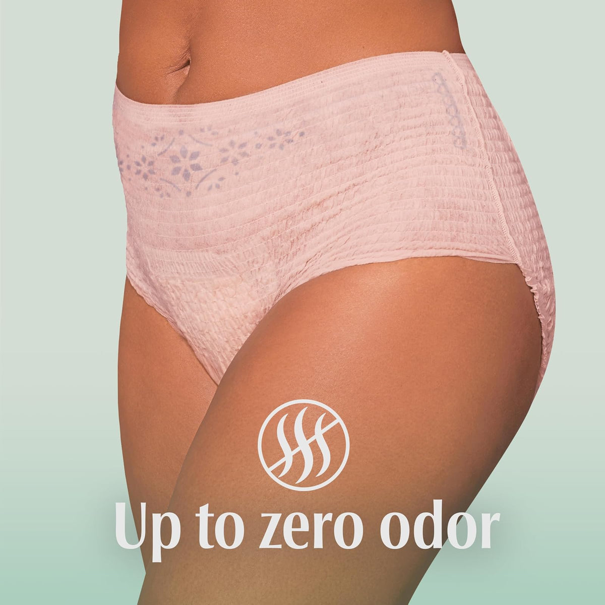 Depend FIT-FLEX - Ropa interior para incontinencia para mujer, desechable, máxima absorción, XXL, rubor, 22 unidades