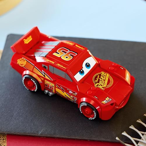 LEGO Speed Champions | Rayo Mcqueen de Cars – Película de Disney Pixar – Set de Auto Disney – Decoración – Inspirado en Cars, a Partir de 9 Años – Idea de Regalo – 77255