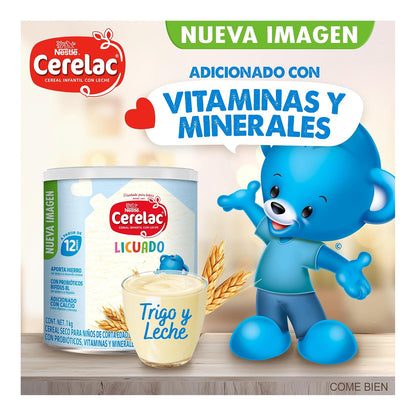Cerelac, Cereal de Trigo con Leche Para Niños, A Partir de 1 Año, Lata 1 kg