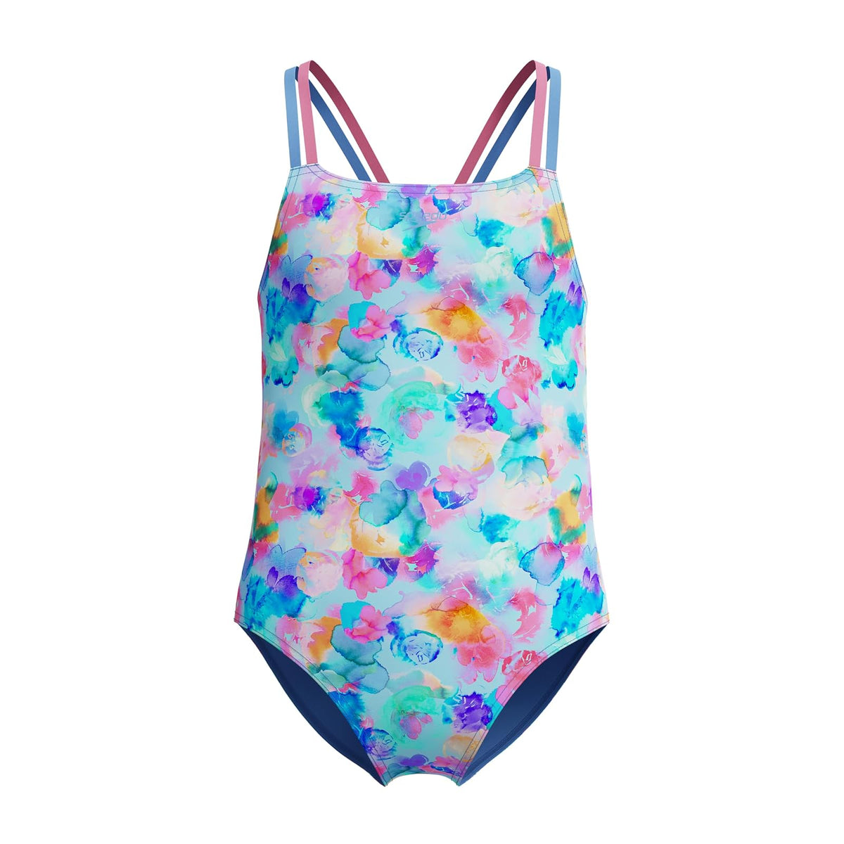 Speedo Traje de Baño de Una Pieza para Niña - 12 - jardín de acuarela