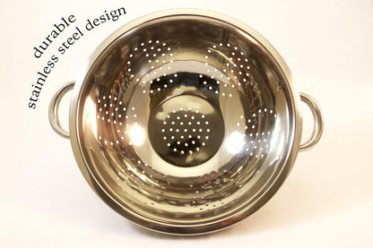 Excelsteel 242 5-Quart Stainless Steel Colander