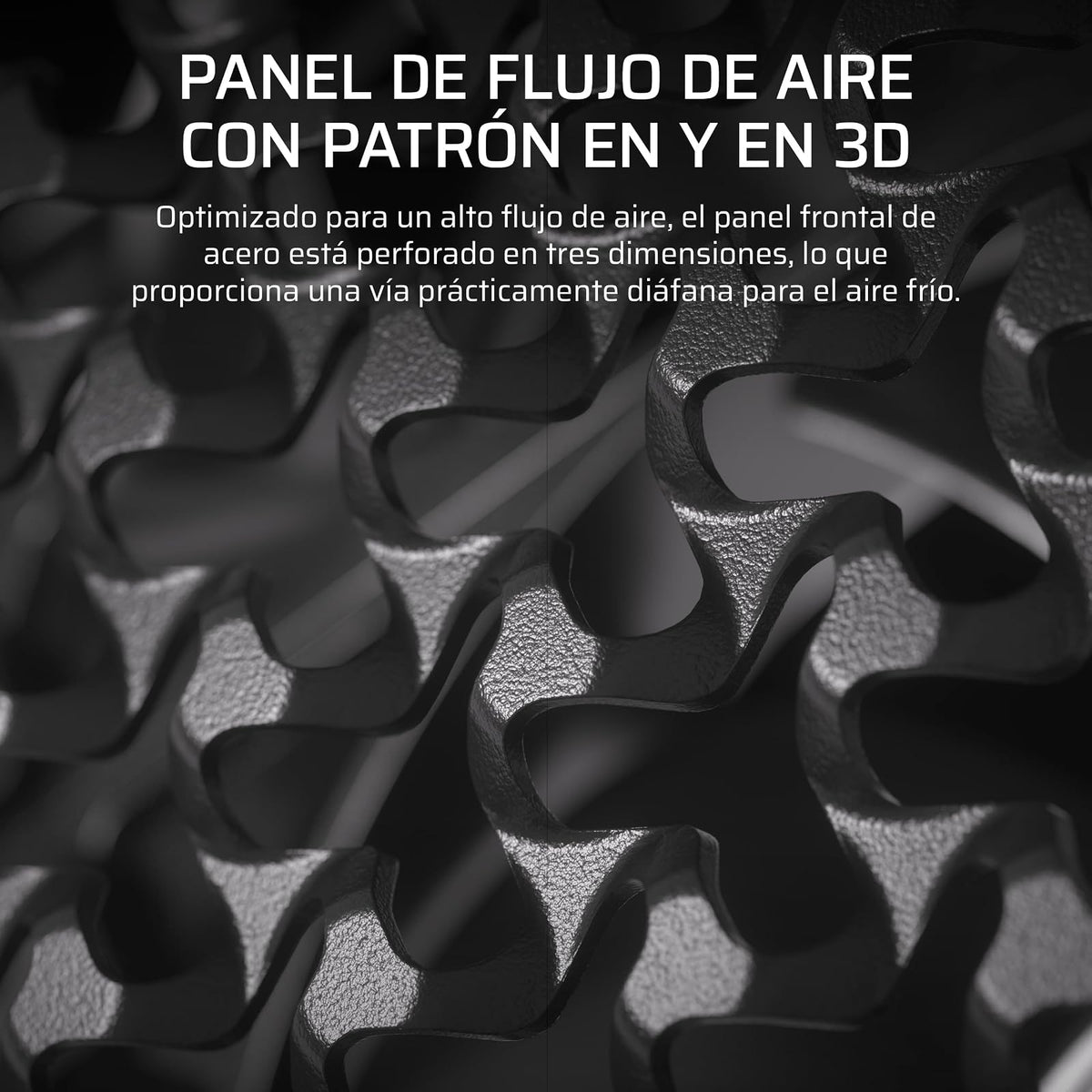 Corsair Frame 4000D RS Caja Modular Mid-Tower de Gran Flujo de Aire para PC – 3X Ventiladores RS – Sistema de Montaje de Ventiladores InfiniRail™ – Se Adapta a Múltiples Radiadores de 360 mm – Negro