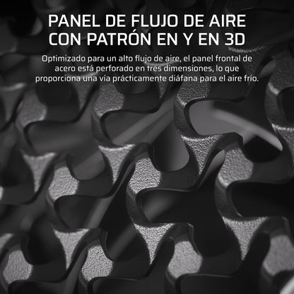 Corsair Frame 4000D RS Caja Modular Mid-Tower de Gran Flujo de Aire para PC – 3X Ventiladores RS – Sistema de Montaje de Ventiladores InfiniRail™ – Se Adapta a Múltiples Radiadores de 360 mm – Negro
