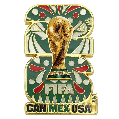 Wagon International Pin de Emblema de países anfitriones 2D - Mexico con Licencia Oficial de la Copa Mundial DE LA FIFA 2026ᵀᴹ