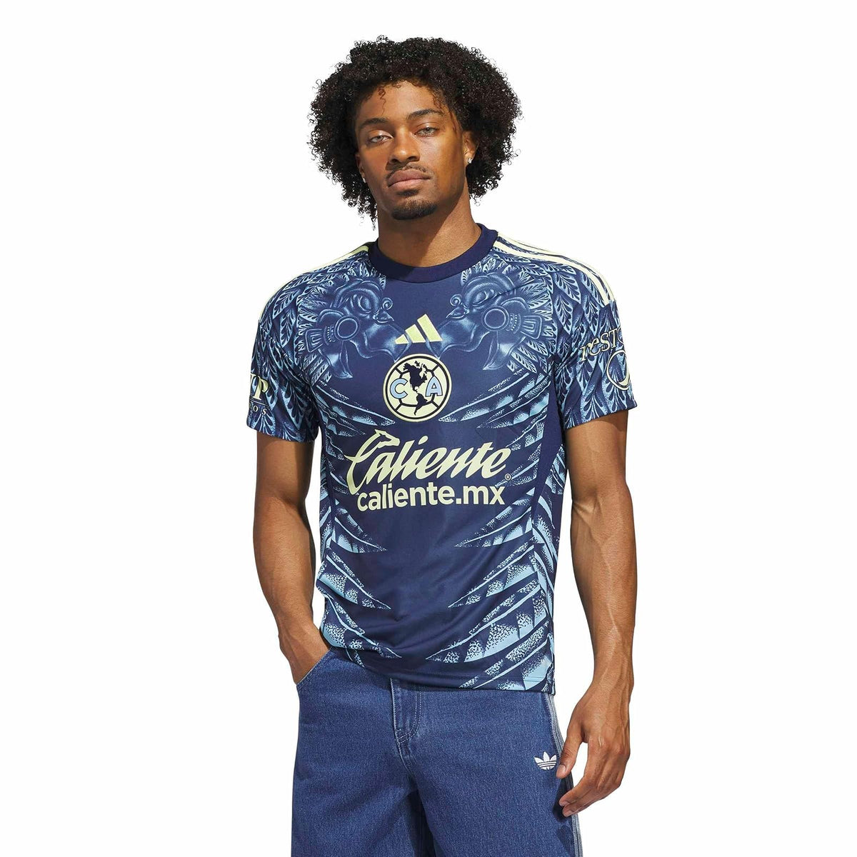 adidas adidas Jersey de Manga Corta Visitante del Club América 25/26 Jersey de Manga Corta Unisex-niños