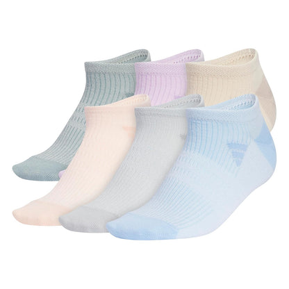 adidas Women's Superlite 3.0 6-pack No Show Calcetín sin mostrar Mujer