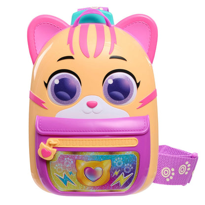 Just Play Juego de Mochila SuperKitties Su-Purr de Disney Junior con Correa Ajustable, 7 Piezas, Tableta de Juego con Luces y Sonidos, Juguete para niños y niñas a Partir de 2 años