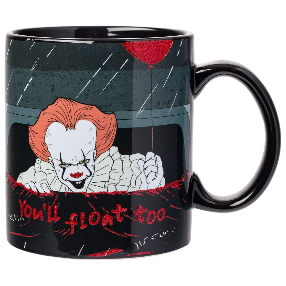 Silver Buffalo Taza de Cerámica Buffy the Vampire Slayer, 20 oz - También flotarás (Glitter)
