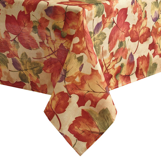 Elrene Home Fashions Harvest-Festival - Mantel Estampado de otoño, 60 x 102 Pulgadas, Rectangular