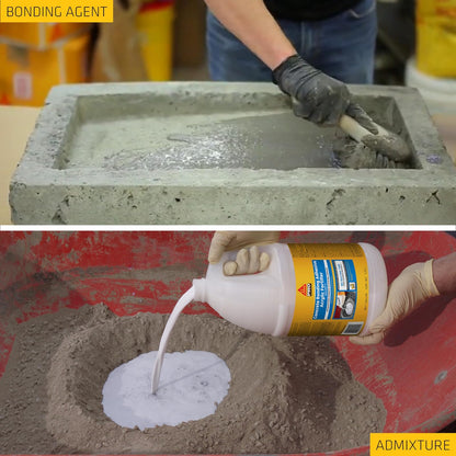 SIKA 187782 R, blanco, adhesivo para hormigón, mezcla para mortero de cemento Portland, 1 galón