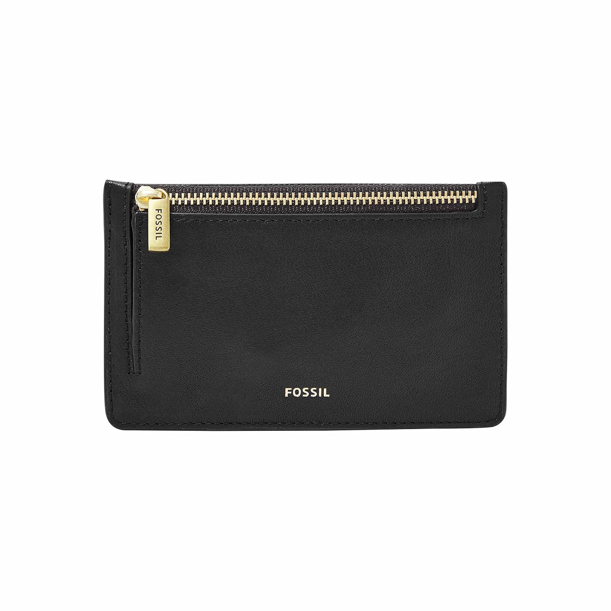 Fossil Logan - Moneda con cierre, color negro