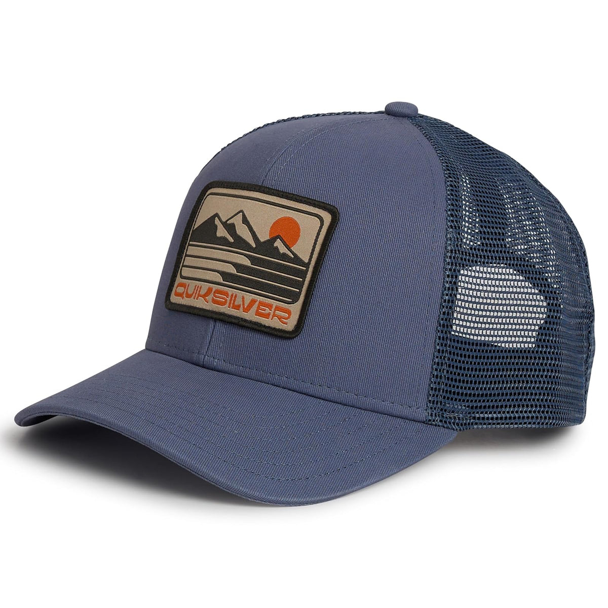 Quiksilver Premium Cotton Adjustable Snap Back Logo Gorra de béisbol Hombre - Talla Única - Sombra azul