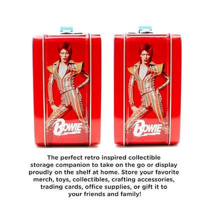 AQUARIUS David Bowie Aladdin Sane Fun Box - Caja de almacenamiento resistente con mango de plástico y cubierta frontal en relieve, producto oficial y regalo coleccionable