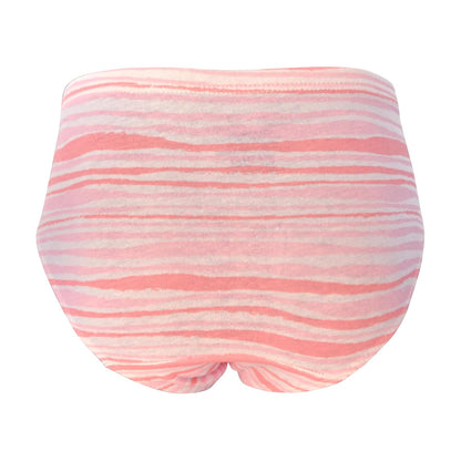 Hanes Intima Panty Hipster Niña - Algodón Hipoalergénico, Paquete 4 Piezas, Estampados Rosa