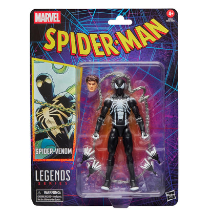 Marvel Legends Retro Figura de Acción Spiderman 15 cm con Accesorios - Realista