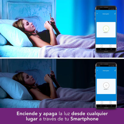 Lloyd's Interruptor Inteligente WiFi de Pared Compatible con Alexa