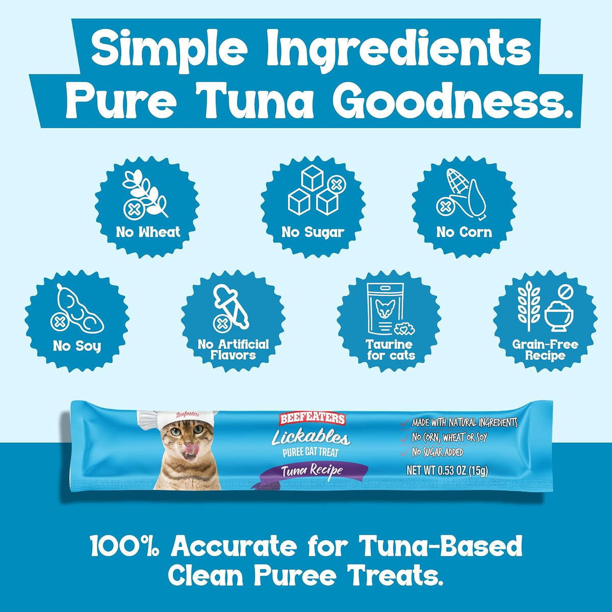 Premio Puré Lickable para Gato Snack Cremoso y Saludable