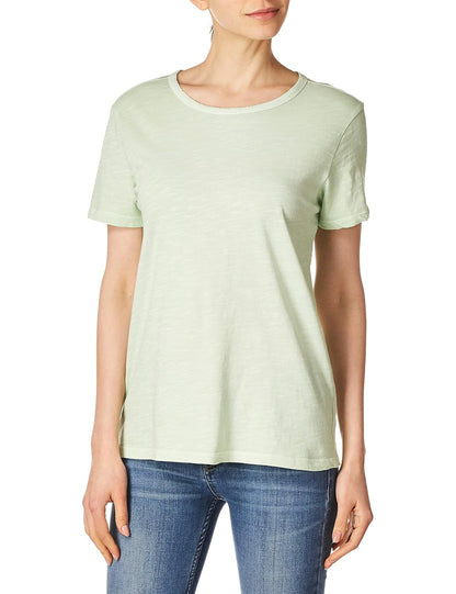 Lucky Brand Playera Cuello Redondo Manga Corta para Mujer - CH - Seafoam