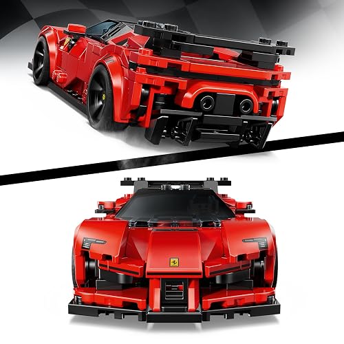 LEGO Speed Champions Auto Deportivo Ferrari SF90 XX Stradale - Model Kit de Construcción para Niños y Niñas, Años 9+ - Regalo para Cumpleaños - Juguetes de Vehículos - 77254